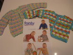 Babyvestjes voor Fonty patroonblad